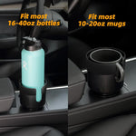 Car Cup Holder Expander | Adjustable Base Cup Holder Extender for Large Bottles close-up view
