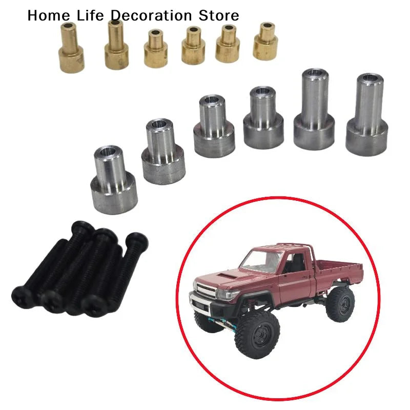 【TG】1 Set For 1/12 Modified Big Wheel Special Upgrade Parts MN82 MN82Pro MN82S Metal Car Shell Raise The Column Heighten Bracket