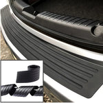 Universal Car Trunk Door Sill Plate Protector Rear Bumper Guard Rubber Mouldings Pad Trim Cover Stri
