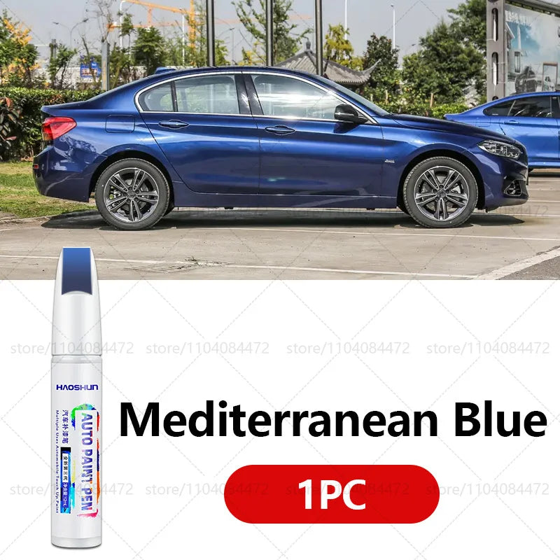 Paint Repair Pen Touch Up Scratch Remover DIY Auto Accessories For BMW Blue C31 B45 C1 close-up view