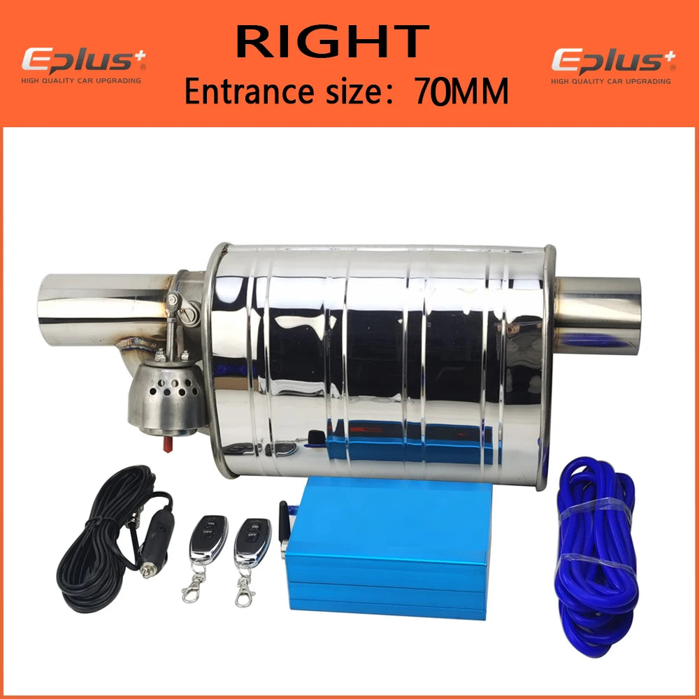 EPLUS Stainless Steel Remote Control Exhaust Vacuum Valve | Variable Silencer for Uni lifestyle view