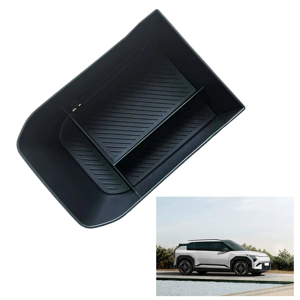 1 Pcs Car Central Console Armrest Front Storage Box Organizer Container Tray For Kia EV3 Central Con