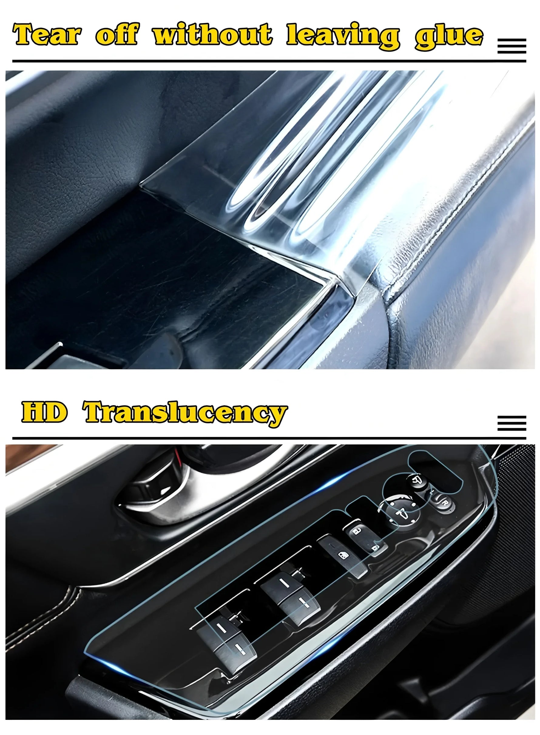 Nissan X-Trail 2021–2025 Dashboard & Navigation Screen Protection Film – Transparent A close-up view
