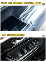 Kia Carnival 2021-2024 Dashboard and Navigation Screen Protection Film | Transparent A close-up view