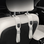 Universal Car Zinc Alloy Seat Back Hook Multifunctional Rear Storage Hook for Vehicles close-up view