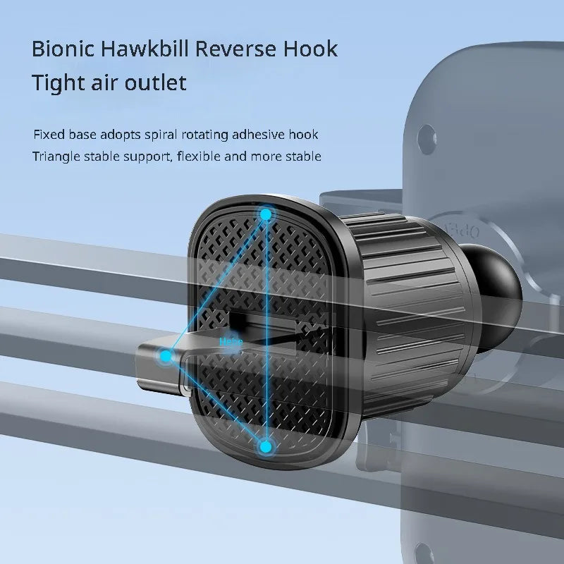 Flexible Car Phone Holder for Air Vent, Universal Phone Mount close-up view