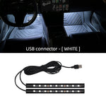 Neon LED Car Interior Ambient Foot Light With USB lifestyle view