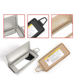 Car Interior Accessories Sun Visor Makeup Mirror Cover For Mercedes Benz W221 S Class close-up view