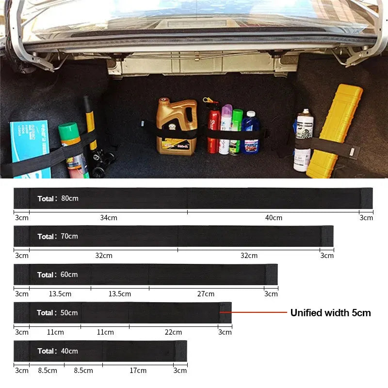 Car Trunk Organizer Elastic Fixing Tape Fire Extinguisher Water Tank Miscellaneous St alternate view