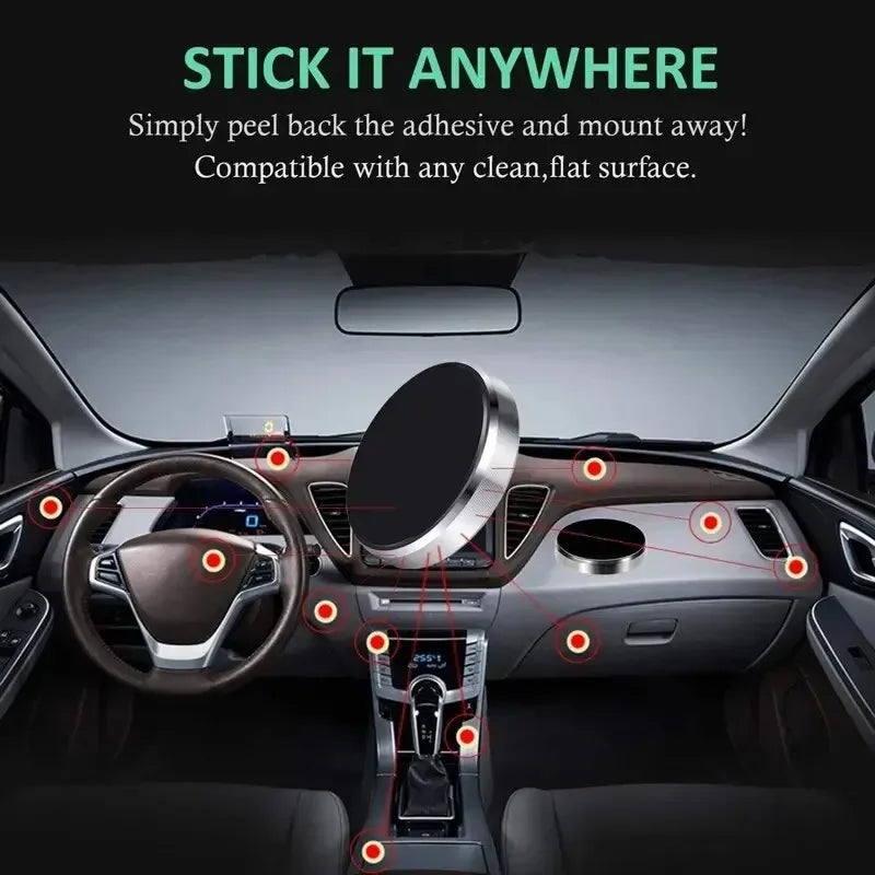 Magnetic Car Phone Holder Dashboard Wall Mount Magnet Sticker detail view
