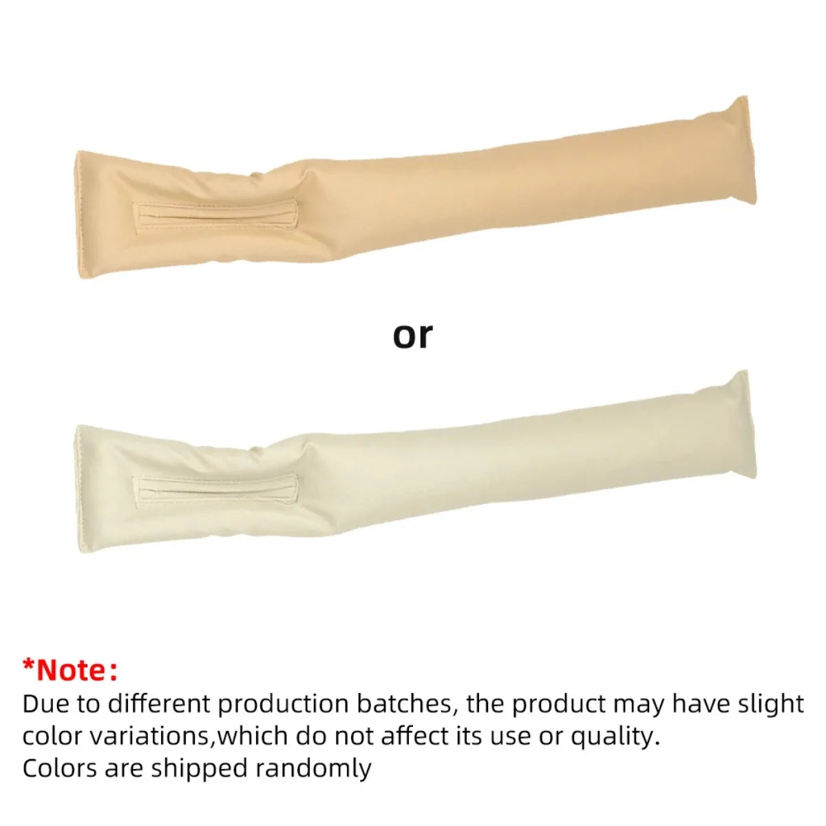 Car Seat Gap Filler Soft Leather Plug Spacer additional angle