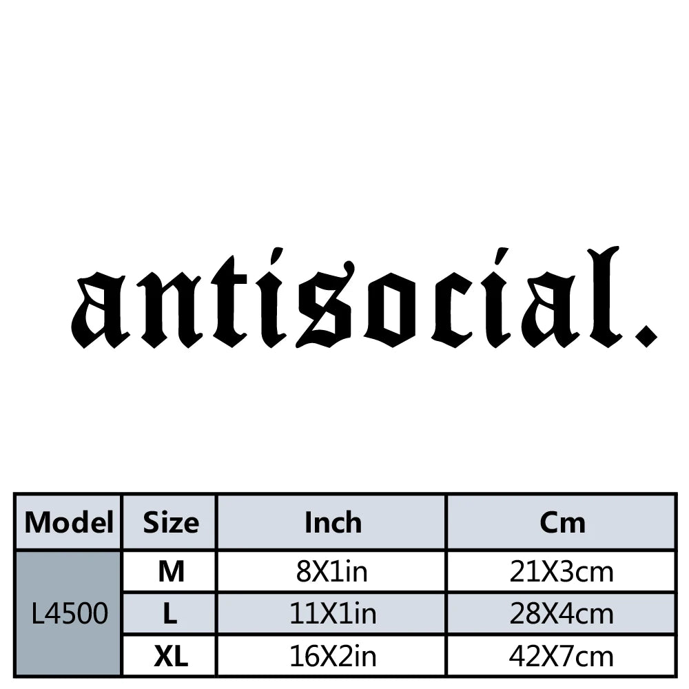 Car-Styling Antisocial Stickers On The Car Vinyl Decal Decorate Sticker Waterproof Fa alternate view