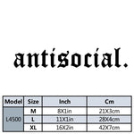 Car-Styling Antisocial Stickers On The Car Vinyl Decal Decorate Sticker Waterproof Fa alternate view