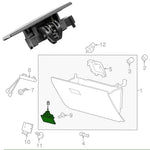 Car Glove Box Lock Latch Handle For Ford F-150 250 Lincoln MKX 2009 2010 2011 -2014 C lifestyle view