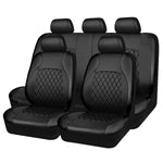 All Season Quited PU Leather Car Seat Cover Full Surrounded Seat Protector Waterproof alternate view