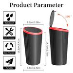 Mini Car Trash Bin Storage Box Container additional angle