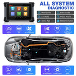 VIDENT ISmart800 Pro OBD2 Scanner Full System Car Diagnostic Tool Key Programming Bi-Directional Control 40+ Reset CAN FD& DoIP