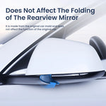 YZ For Tesla Model 3 Y Juniper Highland 2020-2025 2026 Rearview Mirror Anti-collision Strips Trim Anti-scratch Sticker Cover