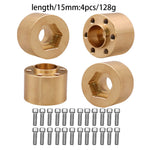 Brass Wheel Hex Hub Widen Adapter 12mm for 1/10 RC Crawler detail view
