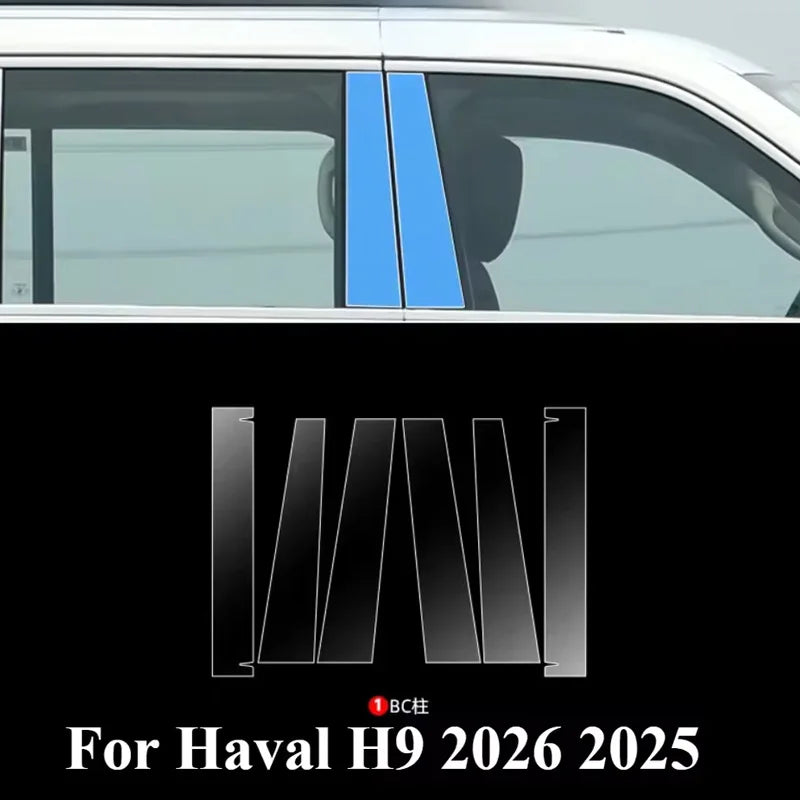 For HAVAL H9 2024 2025 2026 TPU Car Interior Film Transparent Control GPS Screen Wi additional angle