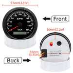 85mm GPS Speedometer 6 Gauge Set with Sensors | 200kmh 8000rpm Tachometer Voltmeter lifestyle view