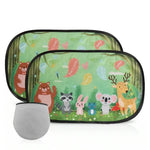 2PCS Car Sun Shade Side Window Curtain | Universal Static Adsorption Sunshade Cover alternate view