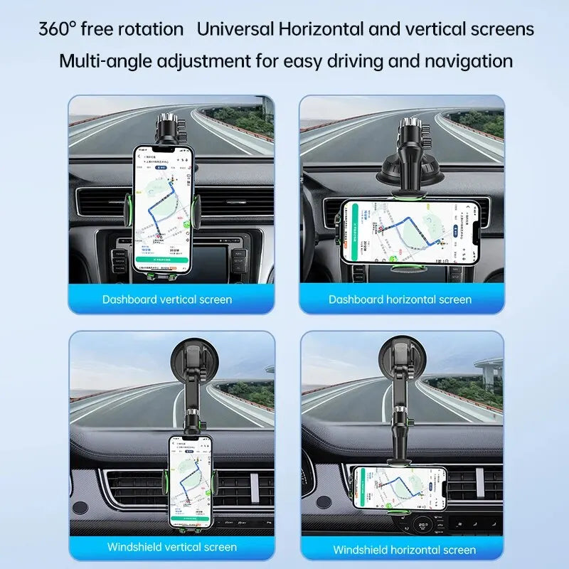 Suction Cup Car Phone Holder for Windshield, Dashboard or Window lifestyle view