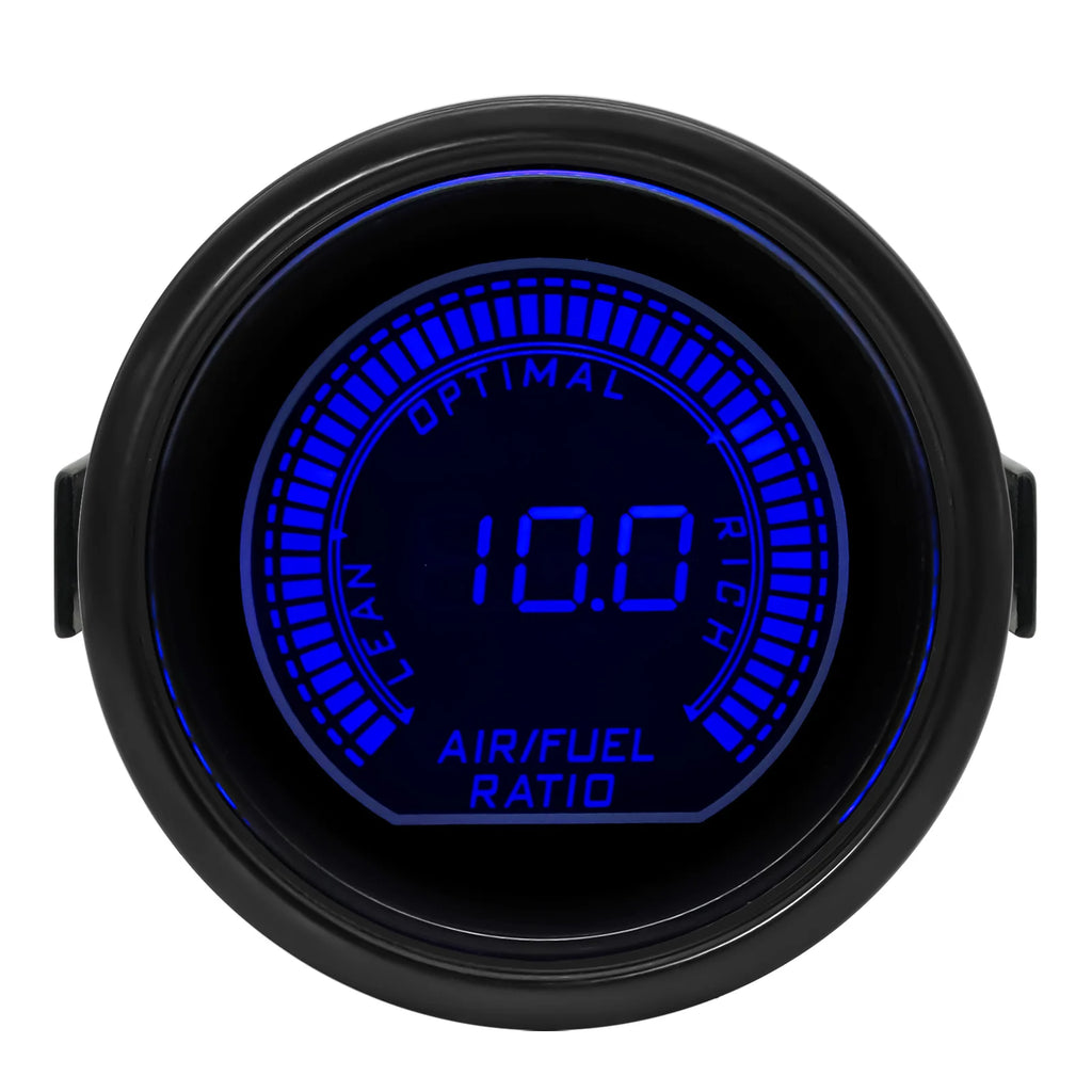 52MM Red Blue Dual LED Water Temp Oil Temp Air Fuel Ratio Oil Press Vacuum Tachometer Boost Gauge Volt Exhaust Temp Car Meter