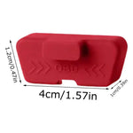 Silicone Car OBD Port Cover Waterproof Rust-proof OBD Port Lock Protective Sleeve Dust O detail view