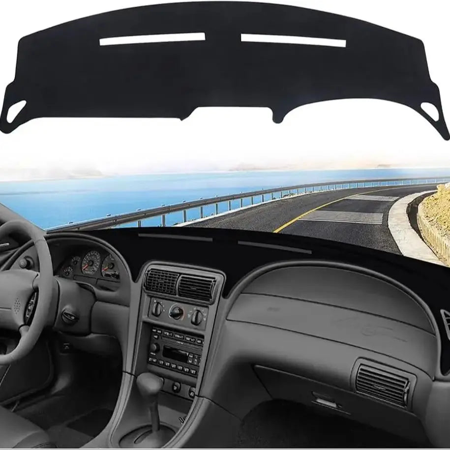 Car Dash Cover Mat Fit for Ford Mustang 1998-2004,Dashboard Pad Dash Mat Sunshade Gla alternate view