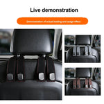 Suede Metal Car Headrest Organizer Hook 20 KG