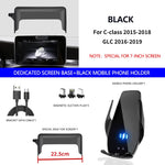 AULIGUS Car Phone Holder for Mercedes-Benz C GLC V-class w204 w205 x253 w447 7/10.25 Inc detail view