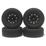 4PCS 73mm 5mm Hex 1/12 RC Car Crawler Off Road Rubber Tires Wheel for MN99 MN98 MN82 alternate view