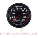 2" 52mm Car Boost Meter | Electronic Boost Gauge with 7-Color Backlight and Alarm alternate view
