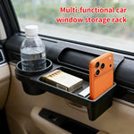 Car Organizer Box With Cup Holder and Phone Slot
