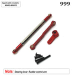MN Series 82 82S Off-road Vehicle Parts - Metal Upgrade Accessories: Front and Rear Axles, Transmission Shaft, Tie Rods, Frame