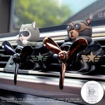 DIY perfume odorless ornaments airplane pilot bear car air fresheners decorations accessories aroma vent clip fragrance diffuser