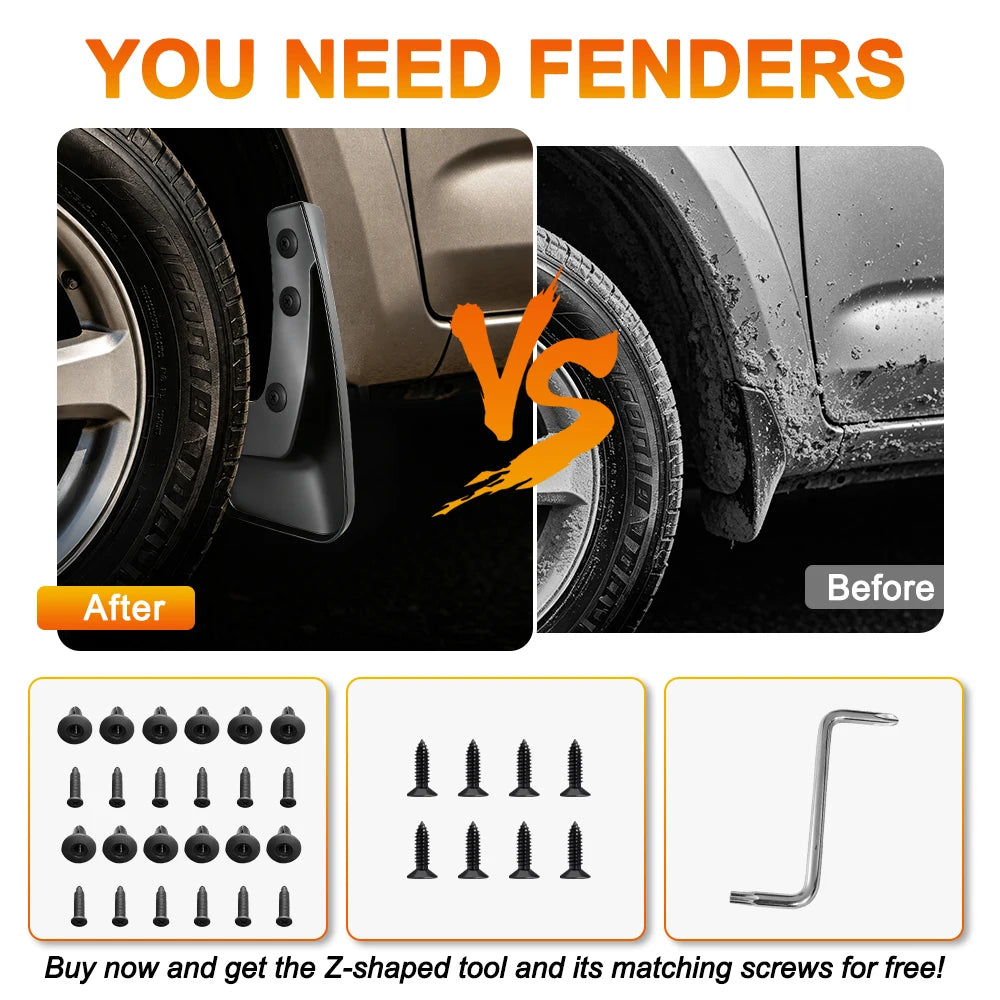 For Mazda CX-30 CX30 2021 2022 2023 4PCS Wheel Mudflaps Mazda Front Rear Mudguards Sp lifestyle view