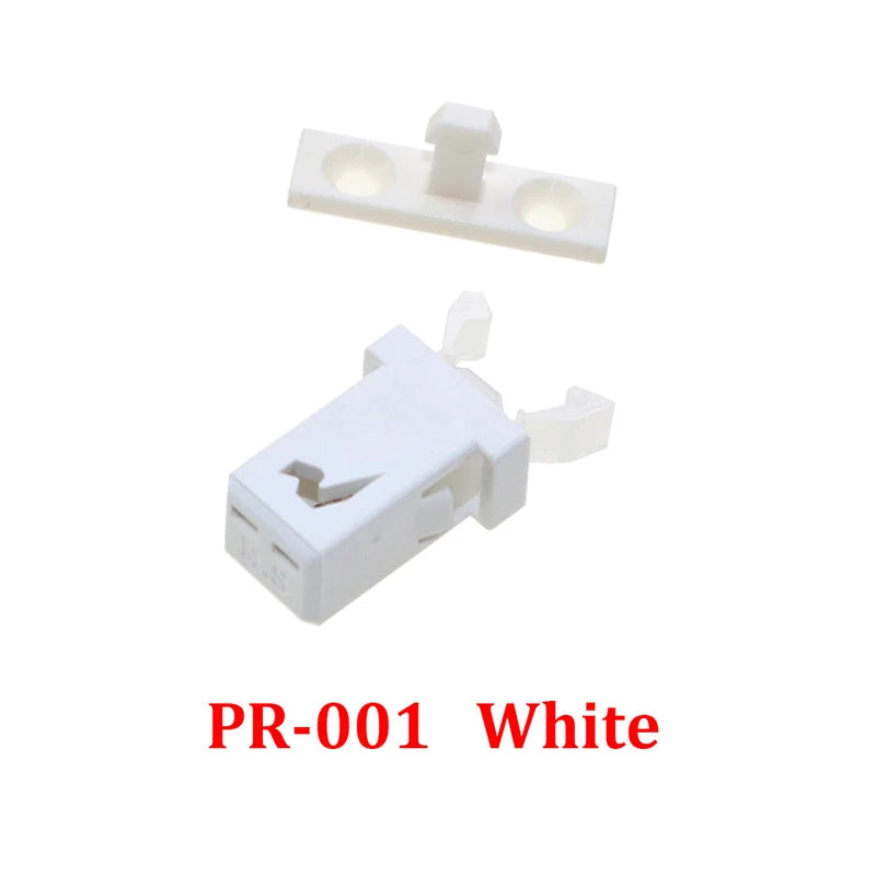 10-20PCS Garbage Bin Plastic Switch Door Lock Self-locking Press Type Spring Lock Buc lifestyle view