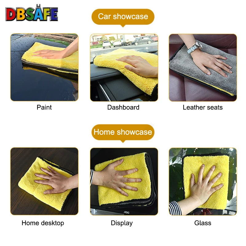 High-end Microfiber Towel Car Wash Towel Detailing Cleaning Cloth Car Wash Drying T additional angle