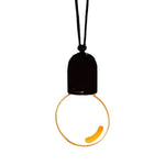 Acrylic Retro LED Bulb Rearview Mirror Pendant
