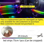 Chrysler Pacifica RT/T RGB Interior Ambient Light Kit – Bluetooth App Control, Musi additional angle