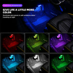 1pc Car LED Light Interior Lighting Atmosphere Lamp for Armrest Box Trunk Switch To additional angle