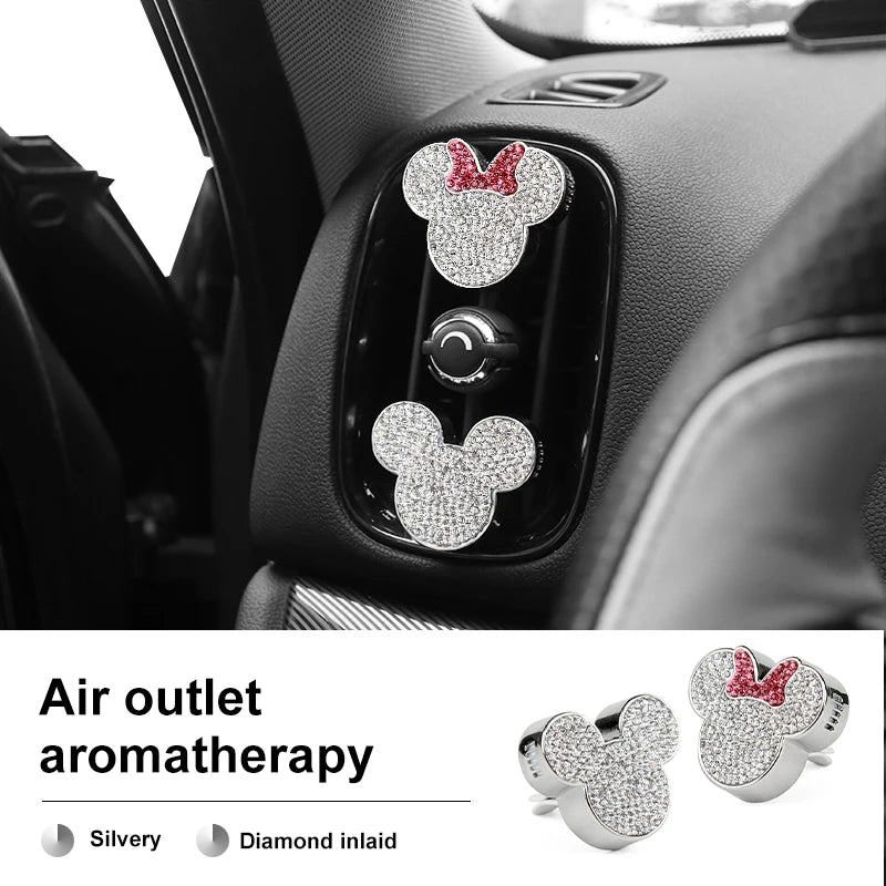 Diamond Car Air Outlet Aromatherapy Clip for Mini Cooper Air Vent Freshener Clip Scent Aroma Auto Interior Accessories