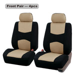 Universal Car Seat Cover Set 9 Pcs Polyester Knit Fabric Four Seasons alternate view
