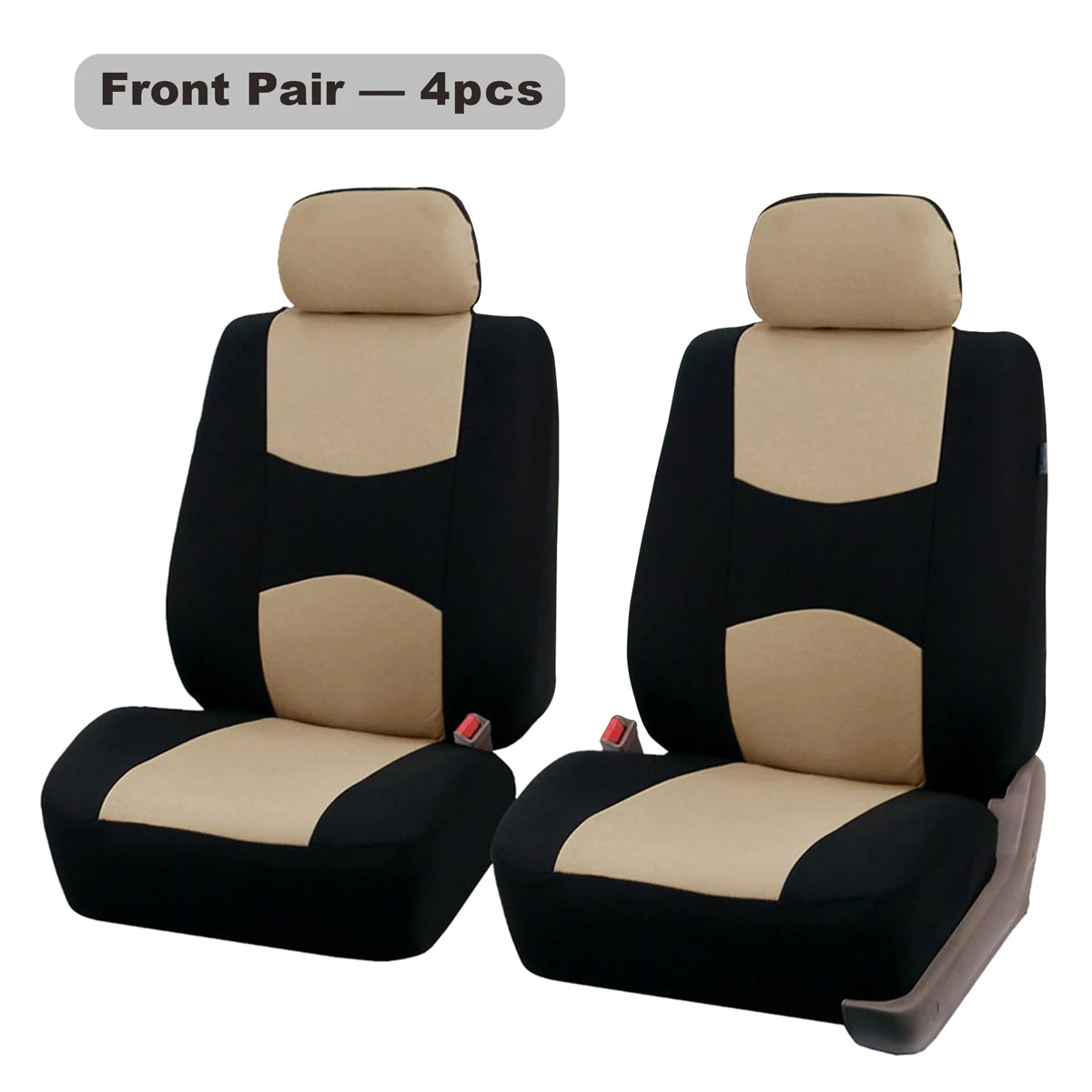 Universal Car Seat Cover Set 9 Pcs Polyester Knit Fabric Four Seasons alternate view