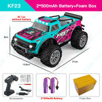 ZWN 1:16/1:20 2.4G Model RC Car With LED Light 2WD Off-road Remote Control Climbing V alternate view