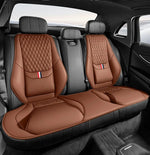 Universal Ergonomic Car Seat Cover Built-in 6cm Lumbar Support and Leg Bolster Breatha close-up view