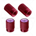 Itachi Rinnegan Sharingan Tire Valve Caps | 4pc Aluminum Anime Car Accessories additional angle