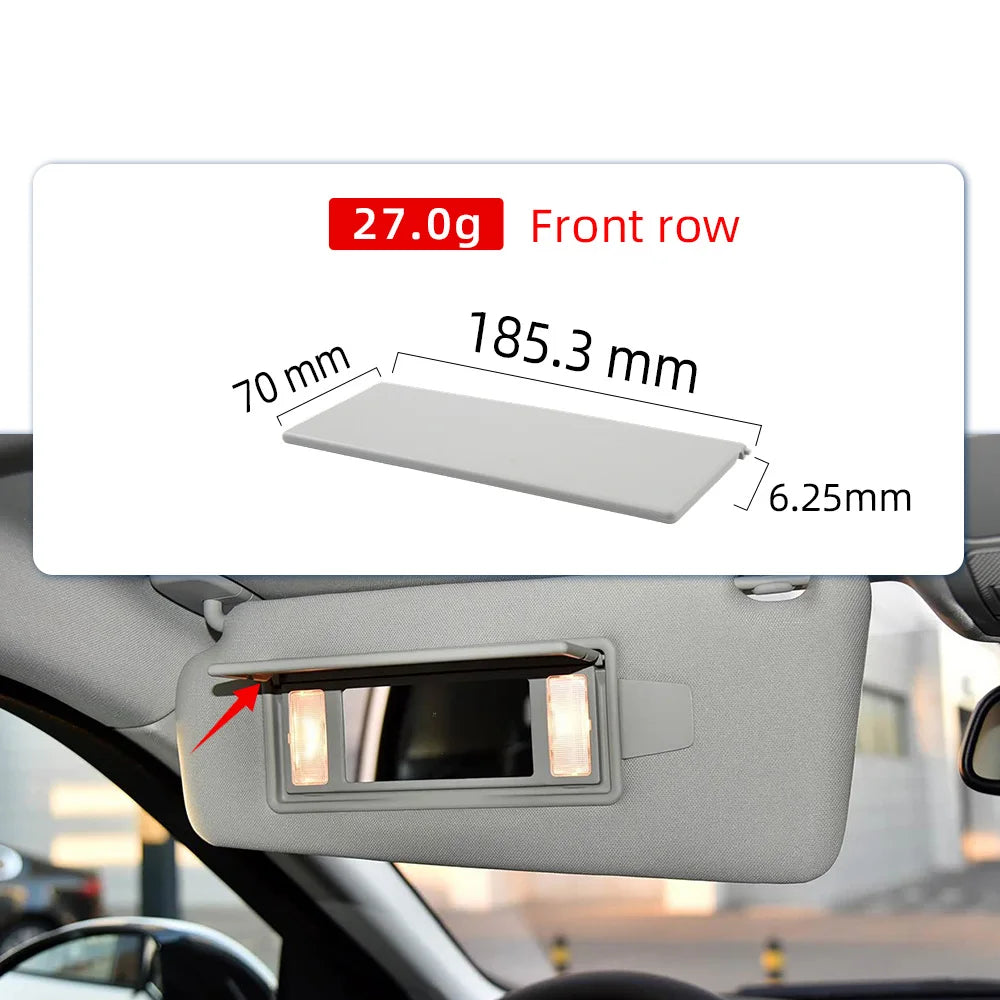 LR075958 Car Interior Sun Shade Visor Makeup Makeup Mirror Cover Cosmetic Mirror Cover For Jaguar Evoque Discovery 4 Range Rover